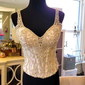 Martina Liana fully beaded  TOP